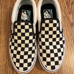 Vans slip-on comfy cush checkerboard
